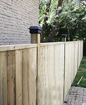 Full Privacy Premium Pressure Treated Wood Fence-4 by 4