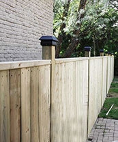 Full Privacy Premium Pressure Treated Wood Fence-4 by 4