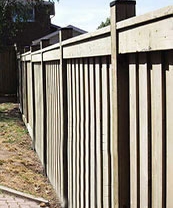 Full Privacy Premium Pressure Treated Wood Fence-6 by 6